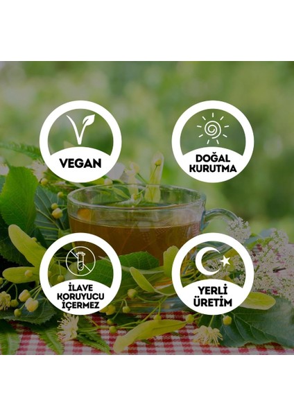 Ihlamur Çayı Yaprak Çiçek Form Bitki Çayı 50 gr