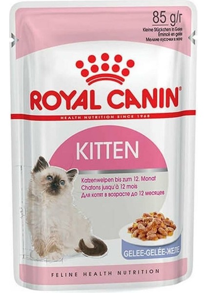 Kitten Pouch Jelly 85 gr x 12 Adet
