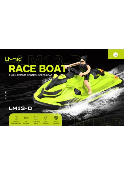 LM13 Rc Yarış Teknesi Yarış Motoru Sürat Teknesi (Yurt Dışından)