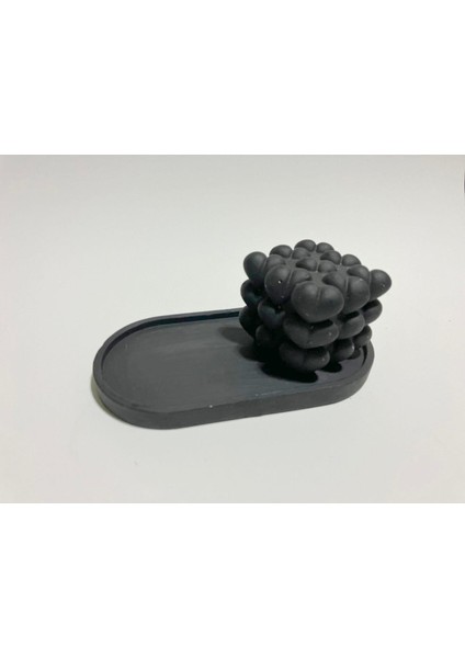 Oval Sunumluk Kokulutaş Beton Silikon Kalıbı fiyatları