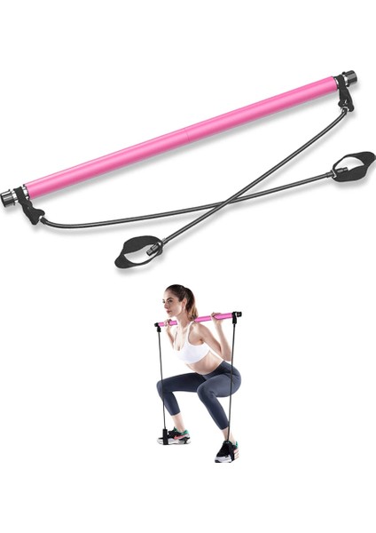 Pilates Egzersiz Aleti Portable Jimnastik Çubuğu