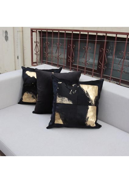 Varaklı Doğal Dana Derisi Yastık 50 x 50 cm fiyatları