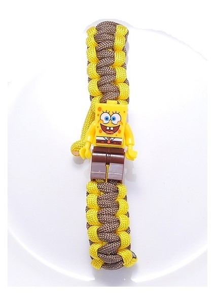 Sponge Bob LEGO Figürlü Lastikli Bileklik