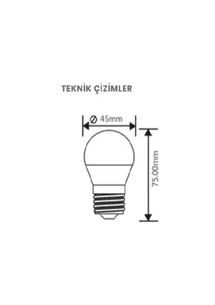 5 W E-27 Duy 6500K Beyaz Işık Mini LED Ampul - BA11-0