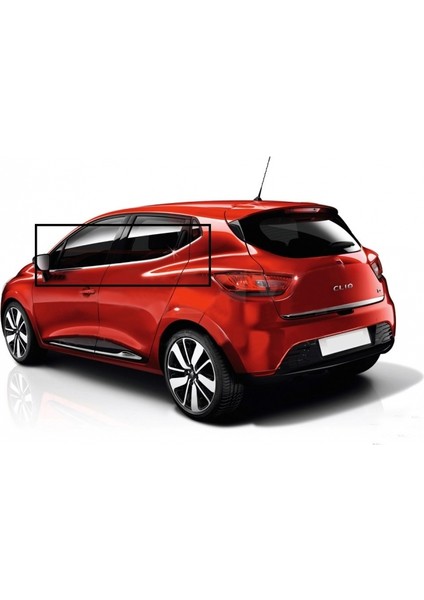 Renault Clio 4 Hb Krom Cam Çıtası 8 Parça 2012 ve Üzeri modelleri