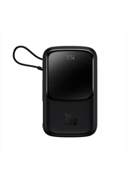 Super Şarj Gösterge Lightning Kablolu 20W 10.000 Mah Powerbank Apple iPhone 14 14 Pro Max Powerbank