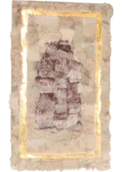 Gold Renk Toskana Seccade 80 x 120 Cm