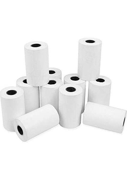 100 Adet 56 x 17 Metre Yazarkasa ve Pos Makinesi Termal Kağıt Rulosu Flash Rulo