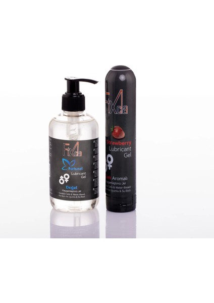 Jel Natural 250 ml ve Strawberry 125 ml 2'li Set