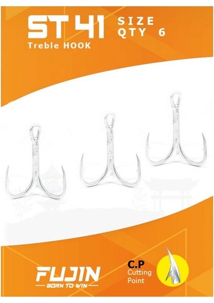 St-41 Nickel Üçlü Kanca