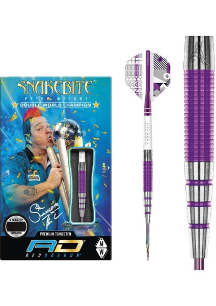 Peter Wright PL15 Medusa % 90 Tungsten Çelik Uçlu Dart Oku