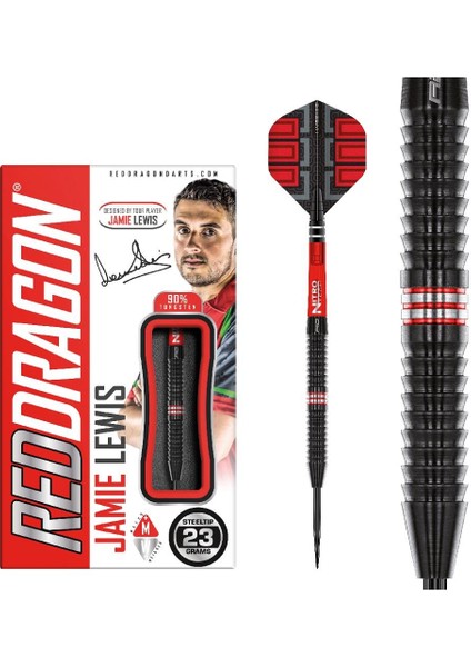 Jamie Lewis Se % 90 Tungsten Çelik Uçlu Dart Oku