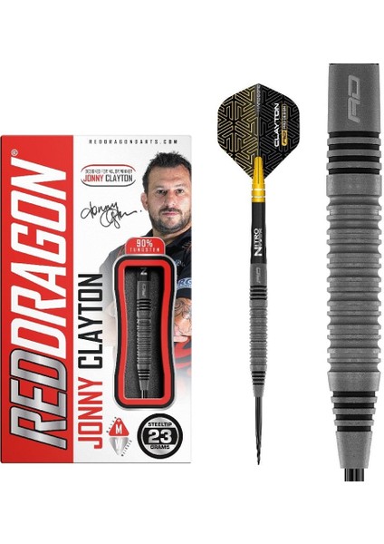 Jonny Clayton Oxide Edition % 90 Tungsten Çelik Uçlu Dart Oku