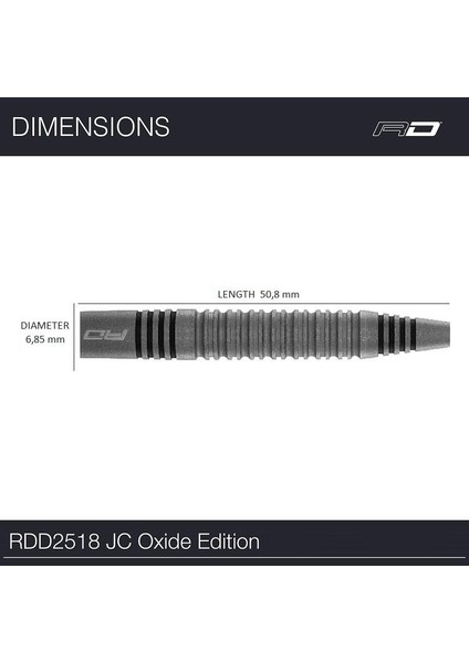 Jonny Clayton Oxide Edition % 90 Tungsten Çelik Uçlu Dart Oku