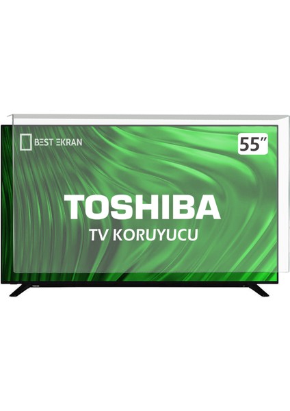 Toshiba 55" inç 140 Ekran Tv Ekran Koruyucu