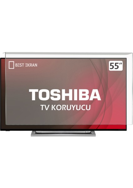 Toshiba 55" inç 140 Ekran Tv Ekran Koruyucu