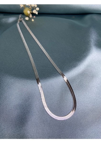 Italyan Zincir Çelik Kolye