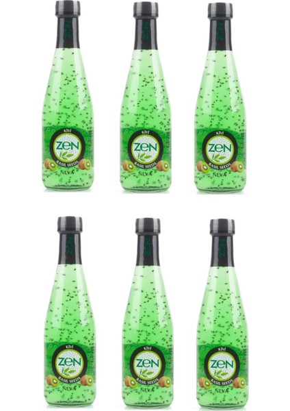 Kivi Cam Şişe 330 ml 6 Adet