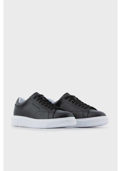 Logolu Hakiki Deri Sneaker Ayakkabı Erkek Ayakkabı XUX123 XV534 00002 fiyatları