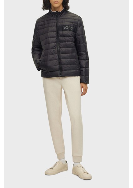 Logolu Su Tutmaz Dik Yaka Regular Fit Şişme Mont Erkek Mont 50464308 001 fiyatları