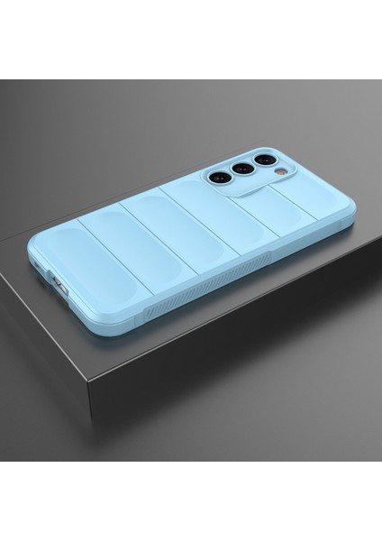 Samsung Galaxy S23+ İçin Yumuşak Kauçuk Şok Emici Telefon Kılıfı - Mavi (Yurt Dışından) indirimleri