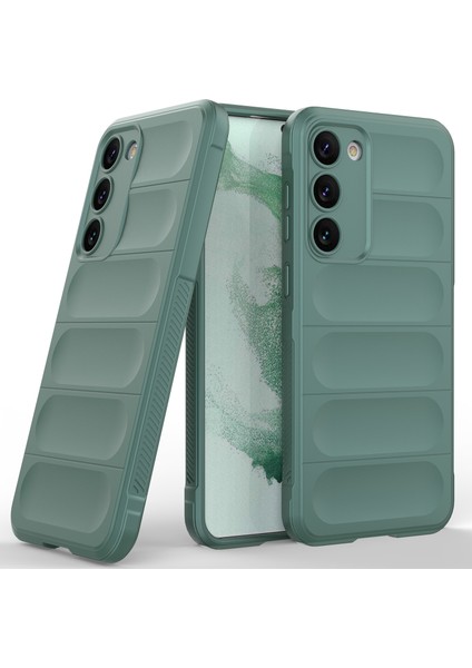 Samsung Galaxy S23+ İçin Yumuşak Kauçuk Şok Emici Telefon Kılıfı - Yeşil (Yurt Dışından) fiyatları
