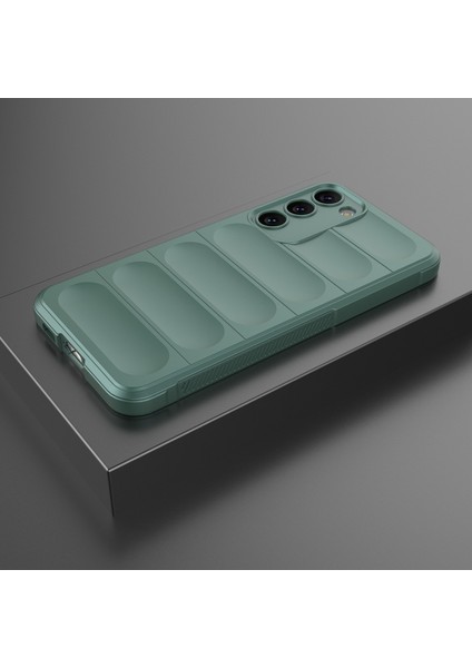 Samsung Galaxy S23+ İçin Yumuşak Kauçuk Şok Emici Telefon Kılıfı - Yeşil (Yurt Dışından) fırsatları
