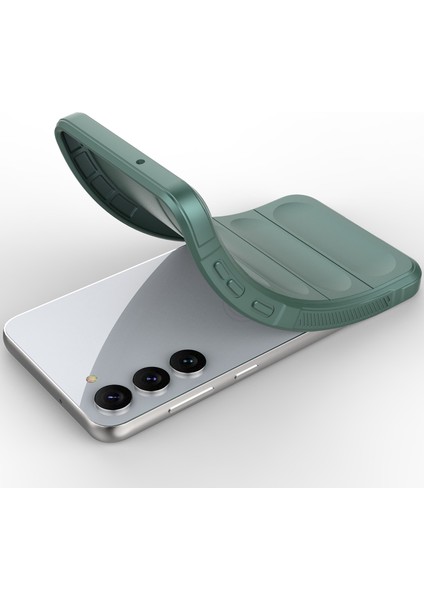 Samsung Galaxy S23+ İçin Yumuşak Kauçuk Şok Emici Telefon Kılıfı - Yeşil (Yurt Dışından) indirimleri