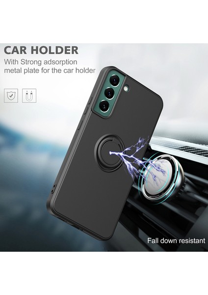 Samsung Galaxy S23+ İçin İnce Silikon Yüzük Stand Telefon Kılıfı - Bordo (Yurt Dışından) fırsatları