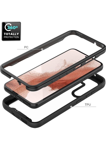 Samsung Galaxy S23 İçin Hibrit Bumper Tam Koruma Telefon Kılıfı - Mor (Yurt Dışından) fiyatları