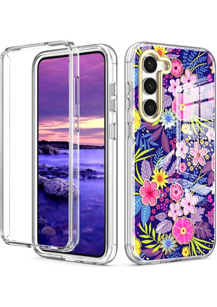 Samsung Galaxy S23+ İçin Şık Desen Kristal Tpu Tampon Telefon Kılıfı - Çok Renkli (Yurt Dışından)