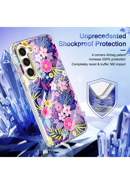 Samsung Galaxy S23+ İçin Şık Desen Kristal Tpu Tampon Telefon Kılıfı - Çok Renkli (Yurt Dışından) fiyatları