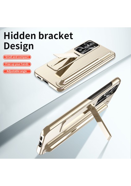 Samsung Galaxy S23+ İçin Lüks Elektrolizle Sert Pc Telefon Kılıfı - Altın (Yurt Dışından) modelleri