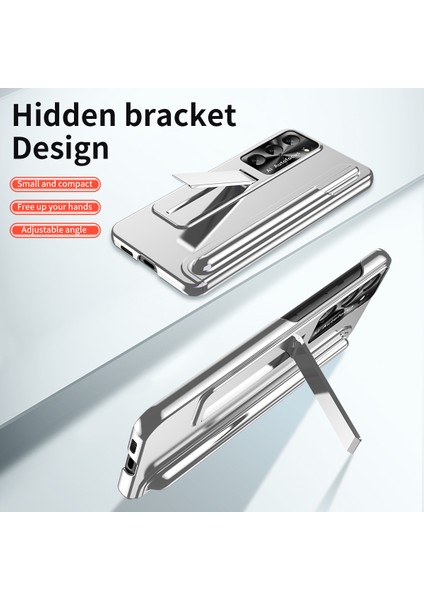 Samsung Galaxy S23+ İçin Lüks Elektrolizle Sert Pc Telefon Kılıfı - Gümüş (Yurt Dışından) modelleri