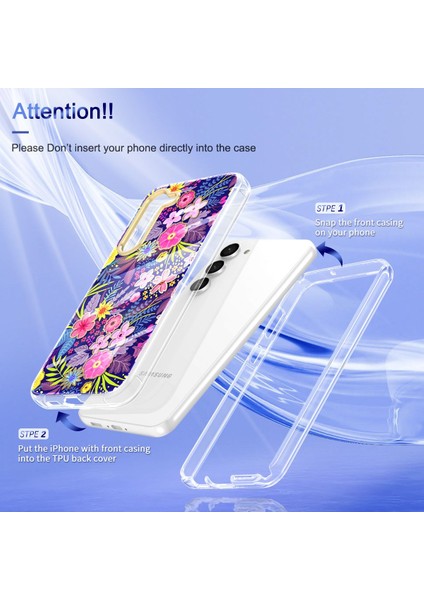 Samsung Galaxy S23+ İçin Şık Desen Kristal Tpu Tampon Telefon Kılıfı - Çok Renkli (Yurt Dışından) indirimleri