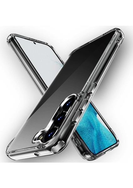 Samsung Galaxy S23+ Clear Sert Tpu Tampon Koruyucu Telefon Kılıfı - Şeffaf (Yurt Dışından)