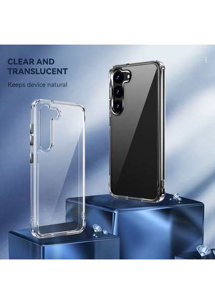 Samsung Galaxy S23+ Clear Sert Tpu Tampon Koruyucu Telefon Kılıfı - Şeffaf (Yurt Dışından) modelleri