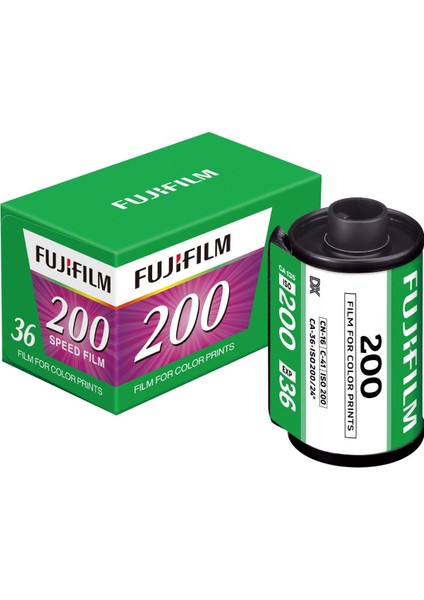 200 200ASA 36LIK Renkli Film 35 mm 36POZLUK (1ADET Film)