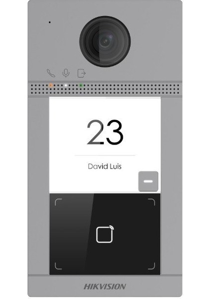 DS-KV8113-WME1 2mp Wi-Fi Çok Yönlü Mikrofon ve Hoparlör Villa Tipi Interkom Çağrı Paneli Dış Ünite