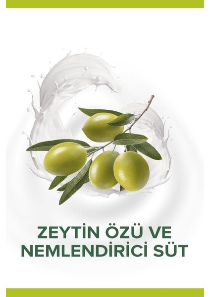 Naturals Hassas Ciltler İçin Badem ve Yoğun Nemlendirici Zeytin Özü Duş Jeli 500 ml x 4 Adet