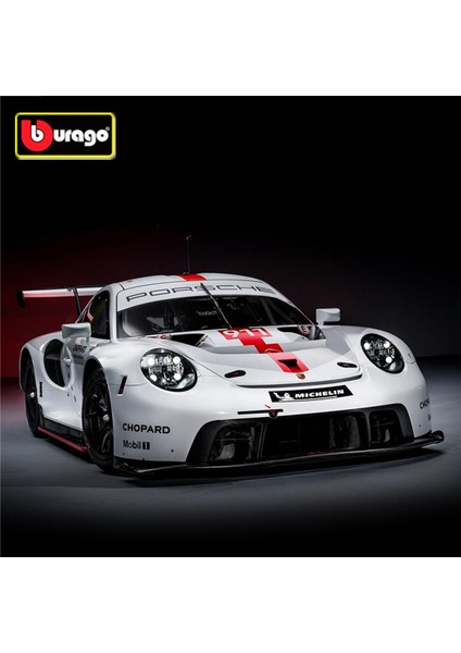 Bburago 1:24 Porsche 911 Rsr Alaşım Yarış Arabası Modeli Diecast Metal Oyuncak Spor Otomobil Modeli Yüksek Simülasyon Koleksiyonu Çocuk  (Yurt Dışından)