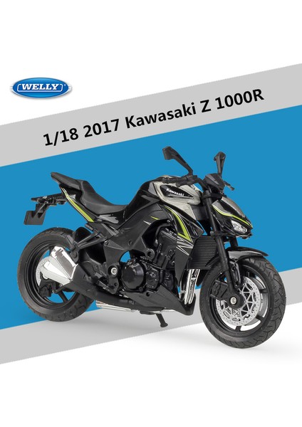 Welly 1:18 Kawasaki Z1000R Alaşım Yarış Motosiklet Modeli Diecasts Metal Oyuncak Sokak Spor Motosiklet Modeli Simülasyon Çocuk i (Yurt Dışından)