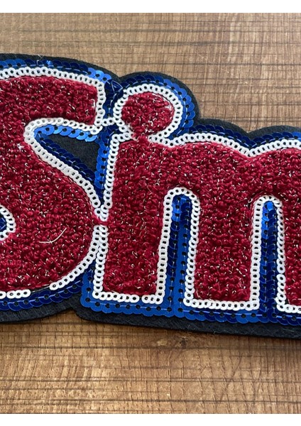 26X10 cm Simile Işleme Dokuma Aplike Arma Yama Dikiş Aksesuar