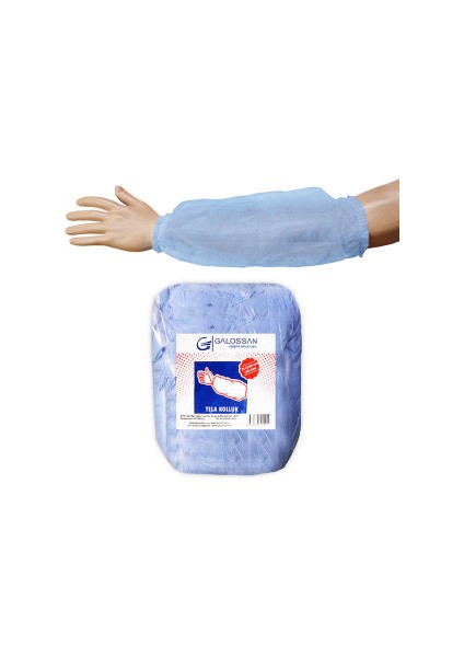 Tela Kolluk Mavi 100 Adet- Tek Kullanımlık