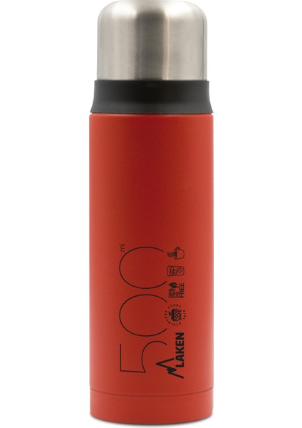 Paslanmaz Çelik Thermo Flask 0,5l - Red - LK1850R