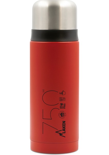 Paslanmaz Çelik Thermo Flask 0,75L Red - LK1875R