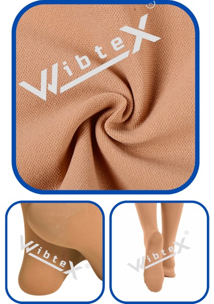 Varis Çorabı Külotlu Burnu Kapalı (Ten Rengi) Orta Basınç Ccl2(Çift Bacak) fırsatları