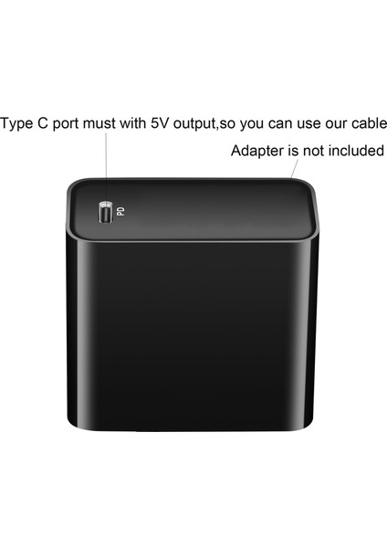 C D Boyut Boyut Eliminator USB C 5V Ila 3V Klip Kablo Lamy LED Işık - Siyah (Yurt Dışından) fiyatları