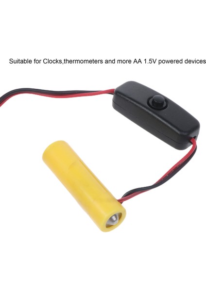 1.5V Aa Pil Eliminator USB C Güç Kaynağı 1xaa Pili Değiştirin Anahtar - Siyah (Yurt Dışından) fırsatları