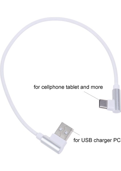 Type Kablo 90 Derece Sağ Açılı Cep Telefonu Type Kablo Hızlı Şarj Kablosu - Beyaz (Yurt Dışından) modelleri